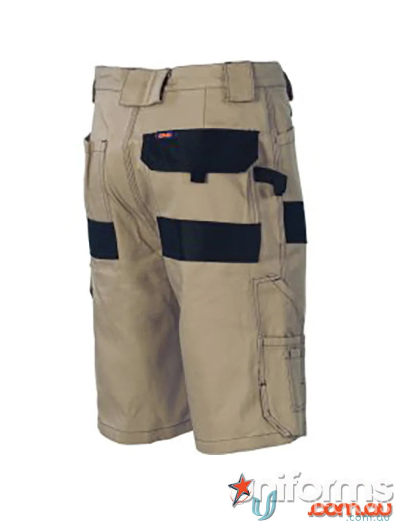 Duratex Cotton Duck Weave Cargo Shorts with rugged performance and black reinforced panels