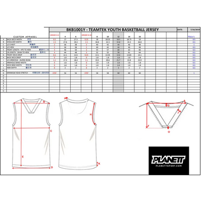 BB-C102 Custom Basketball Top