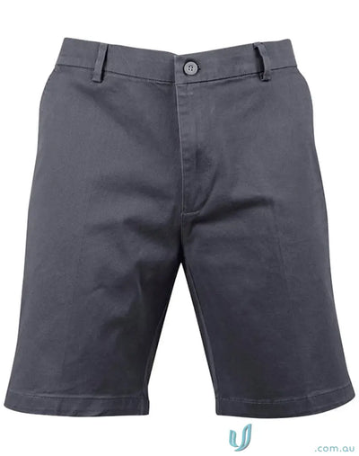Gray chino shorts for men from IOP’s Stretch SlimFit Boston collection
