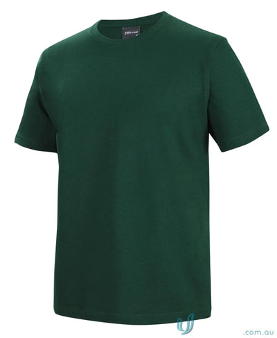 Dark green JBs Adult 1HT Green Tee with classic fit and crew neck for men