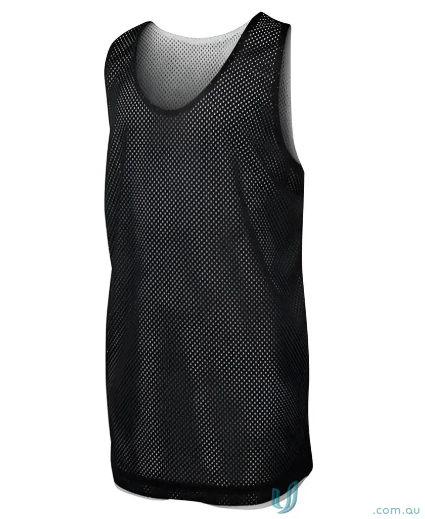 JBS Adults Basketball Singlet with black mesh fabric and code 7kbs2 for comfort