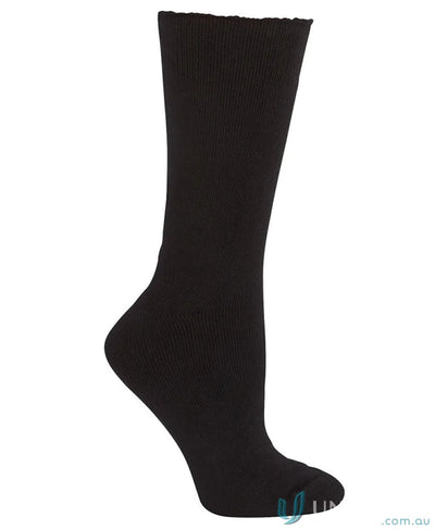 Black ribbed sock from JBs Bamboo Work Sock ideal for workwear and uniforms