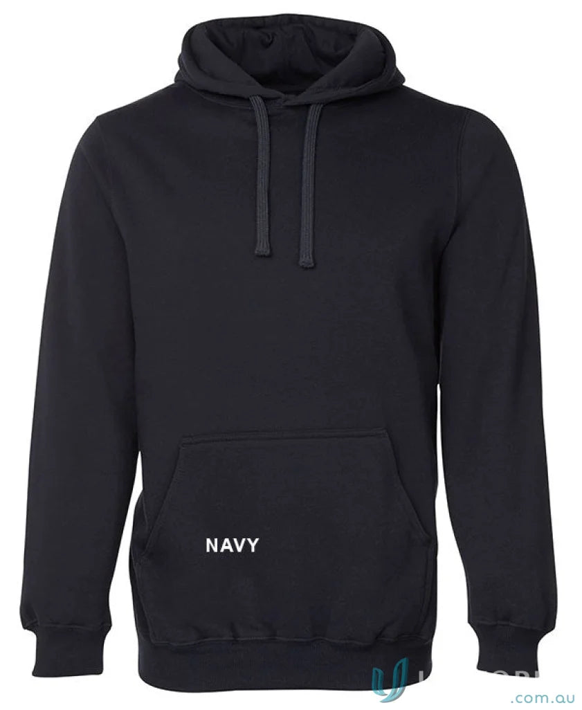 Navy blue JBs Fleecy Hoodie with fully lined hood for ultimate comfort