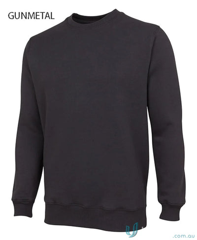 Gunmetal-colored JBs Fleecy Sweater with classic fit, perfect fleecy sweater 3fs style