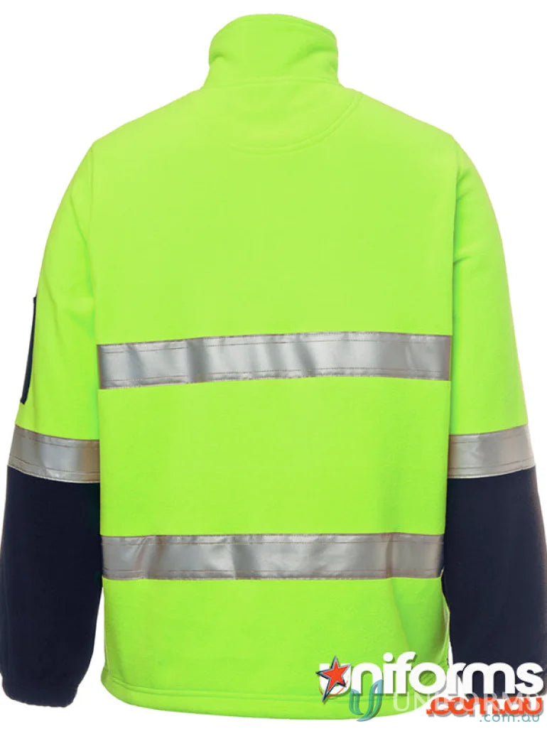 JBs Hi Vis Polar Fleece Safety Jacket for workwear and uniforms