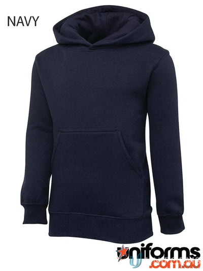 Navy JBs Kids Fleecy Hoodie with fully lined hood for kids fleece hoodie style