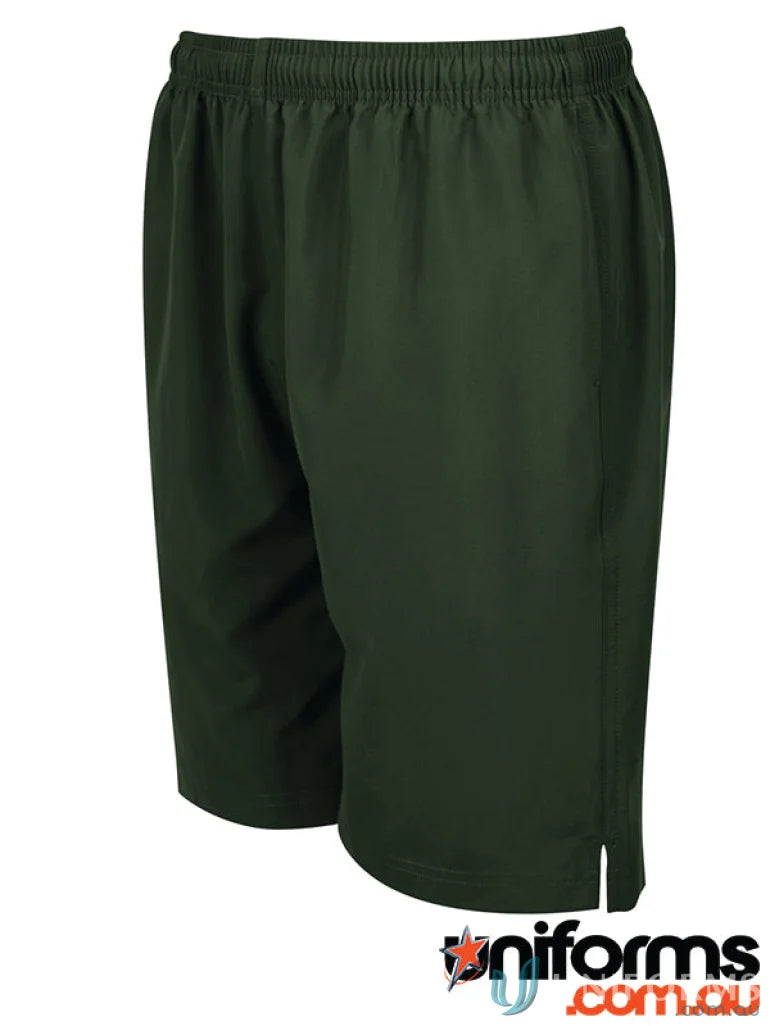 Dark green JBS Podium Adults sport short 7nss with classic fit for active wear