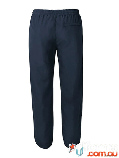 Navy blue JBs Podium Adults warm-up zip pant for maximum comfort and style