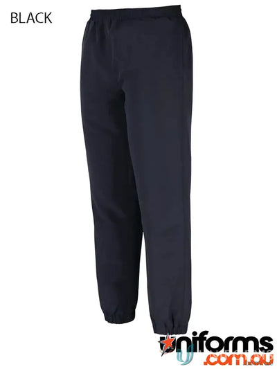Black kids cuffed warm up pants with internal knee patch from JB’s Podium Kids