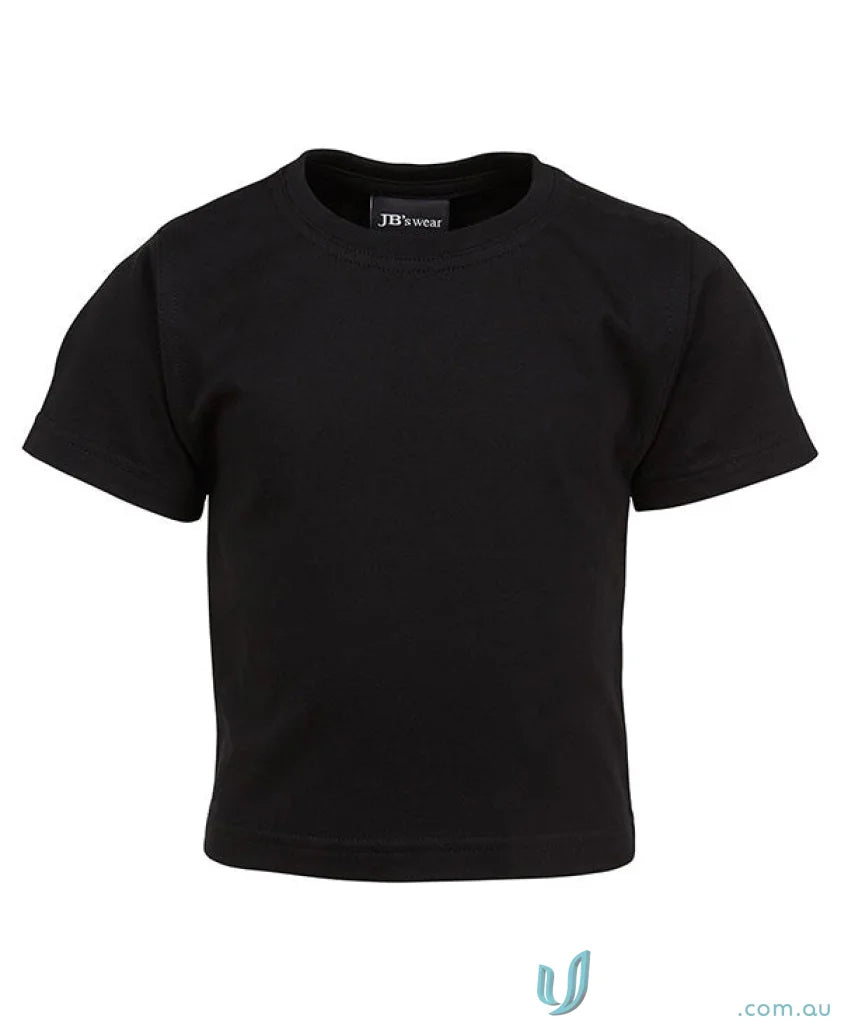 Black Black Short-Sleeved T-Shirt from JBs Wear Infant Tee with UPF protection