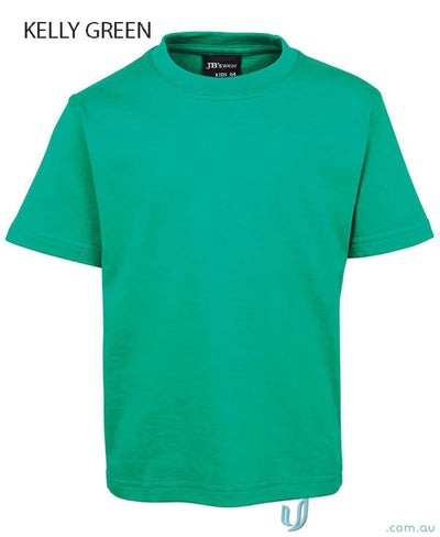 Kelly green T-shirt from JBs Wear Kids Tee with classic fit for comfy style