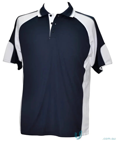 Kids CoolDry Alliance Polo in two-tone mini waffle fabric for kids spirit cooldry comfort