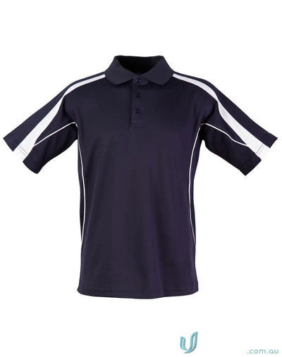Kids Legend Polo navy polo shirt with white accents from PS53K Legend Truedry fashion