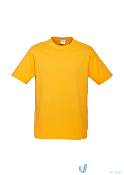 Kids Southport Tee in bright yellow from Biz Collection Kids ice short sleeve line
