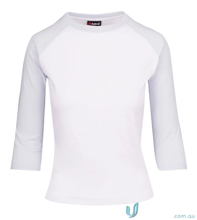 LADIES T-Shirts - Stylish and Comfortable Options for Work and Casual Wear T231RL Ladies 3Qtr Raglan Tee