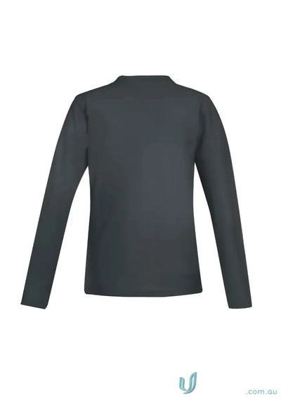 Ladies Krue LS Polo in gray p400ll long sleeve polo for biz collection ladies