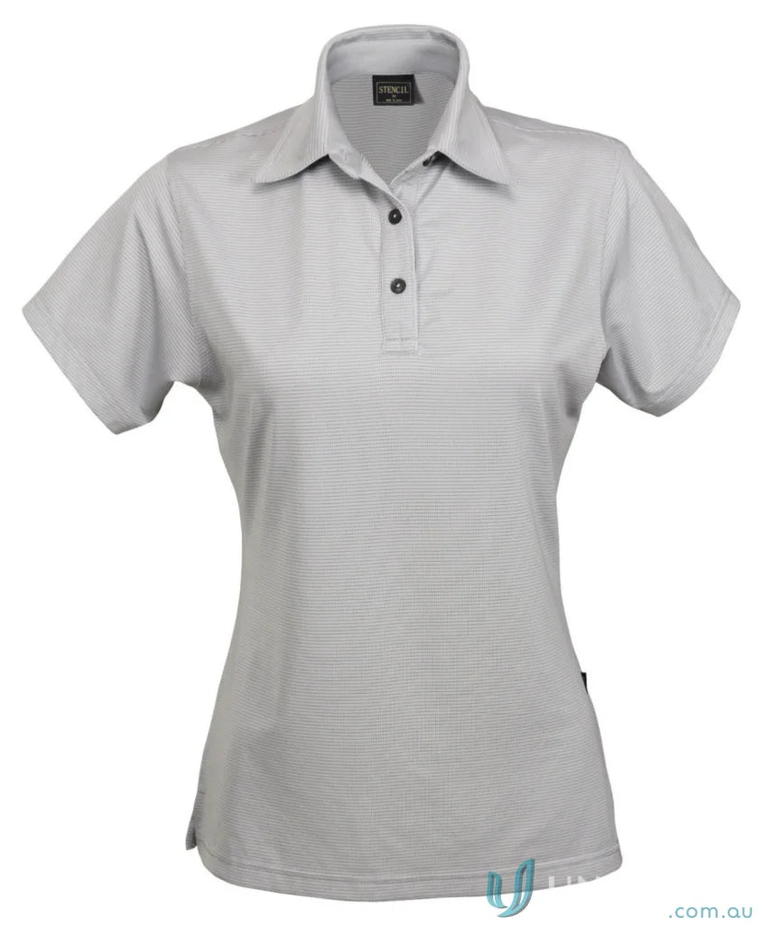 Ladies SilverTech Polo with nano-scale silver technology and performance fabric yarn-treated fabric