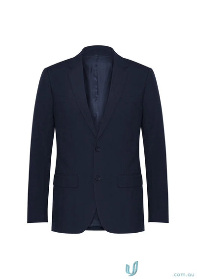 Navy blue mens classic jacket from Biz Collection Mens, perfect for corporate offices