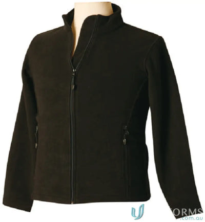 Black fleece jacket from Mildura Central Mens Polar Jacket, perfect workwear or uniforms