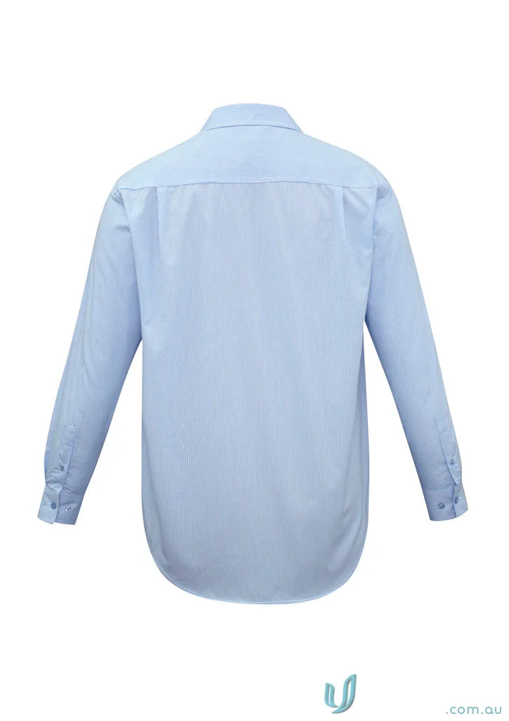 Light blue mens micro check long sleeve shirt from Mirco Check LS Shirt collection
