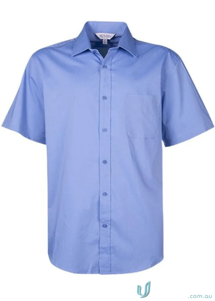 Light blue Mosman SS Shirt perfect for uniforms and workwear essentials