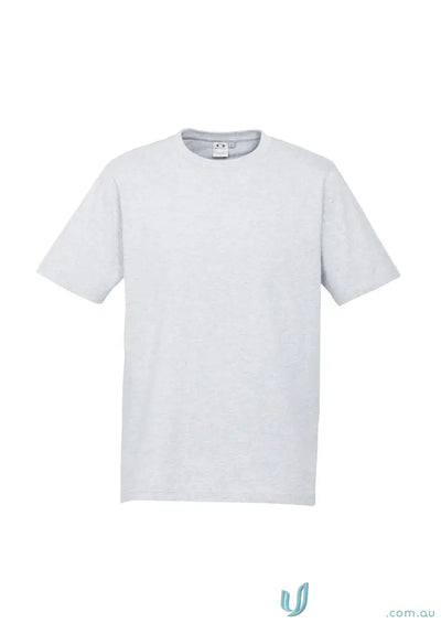 Plain light grey ice tee Newport Tee from Biz Collection, perfect short-sleeve crewneck