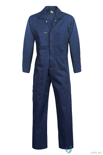 Navy blue PolyCotton Coveralls with pockets, perfect workwear for uniforms