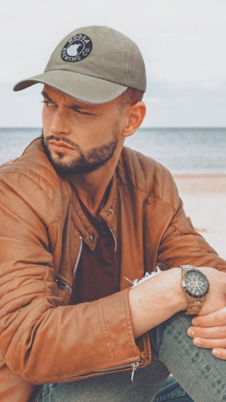 Load video: Enzyme Washed Cotton Twill Cap