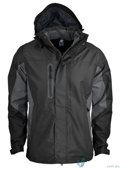 Black and gray Sheffield Mens Jacket perfect for workwear and casual uniforms