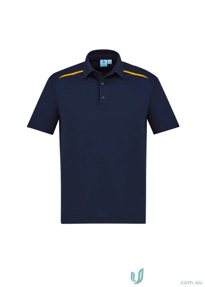 Navy blue Sonar Polo from collection Sonar Polo with gold shoulder accents, reliable uniforms