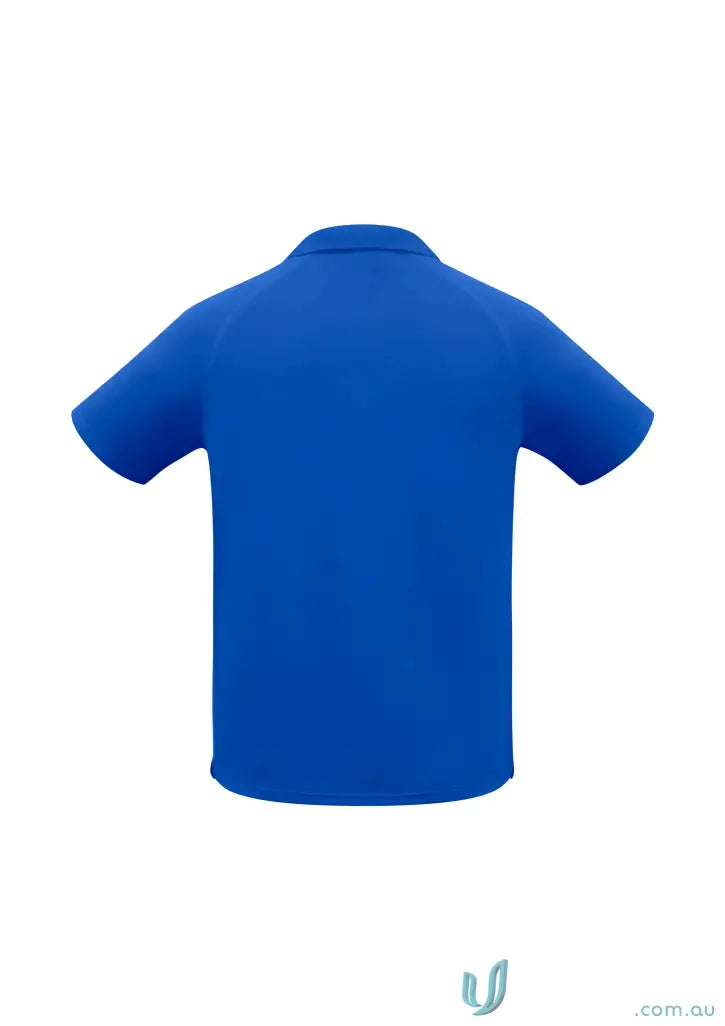 Blue short-sleeved polo shirt from the Sprint collection p300ms mens Biz Cool line