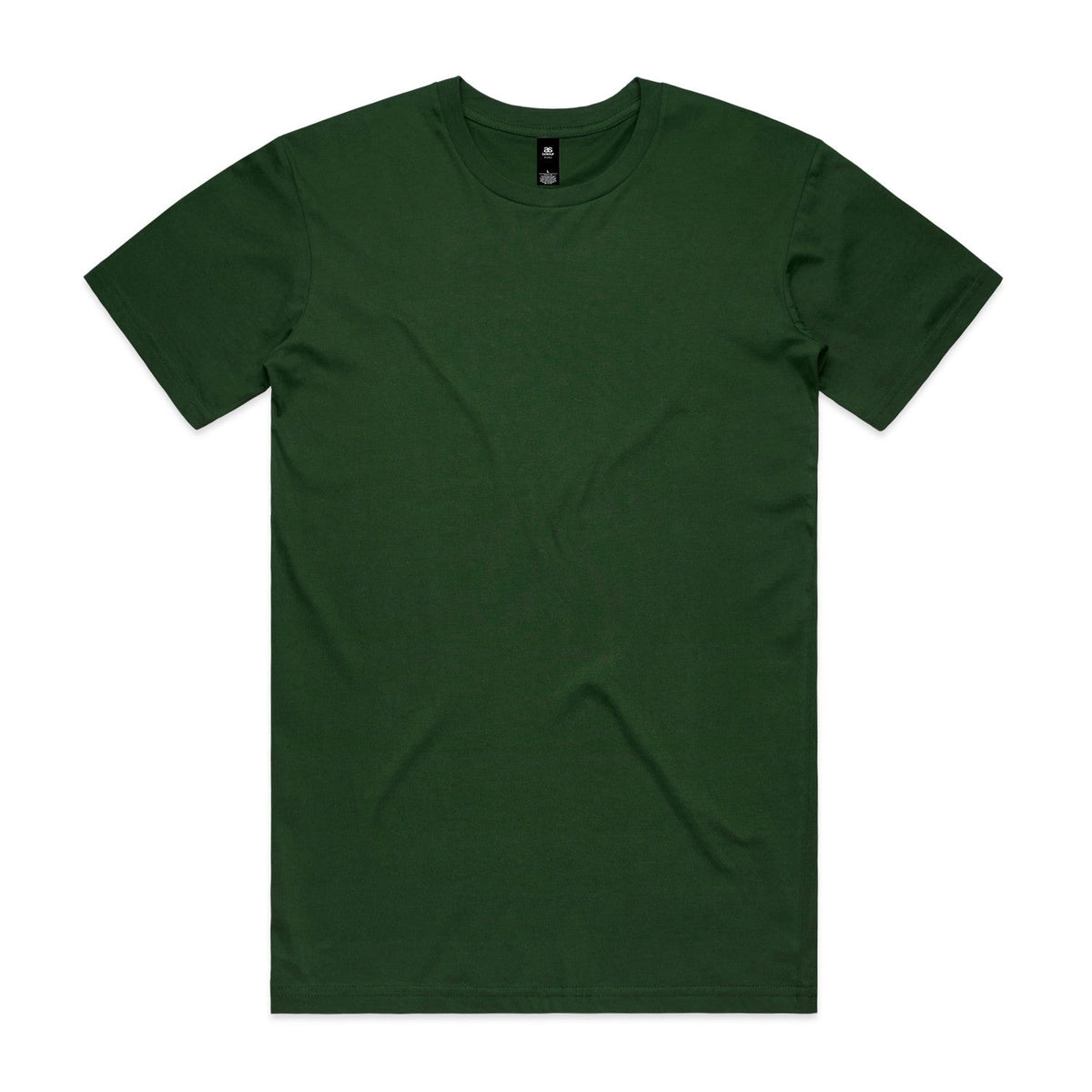 Dark green short-sleeved crew neck Planett Staple Tee ideal for comfortable workwear and work uniforms
