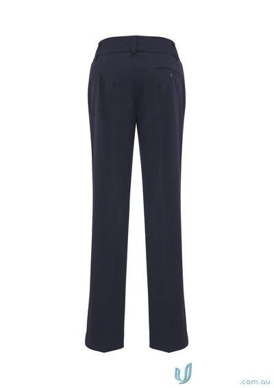 Navy blue womens Stella Perfect Pant from Biz Collection for a stylish look