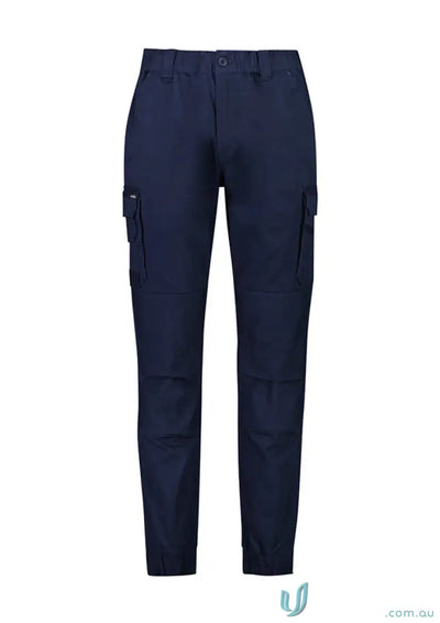 Navy blue Syzmic Streetworx Heritage Pant with triple-stitched crotch panel for durability
