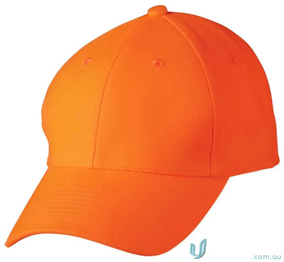 Bright orange traditional cap made from heavy brushed cotton for a stylish look