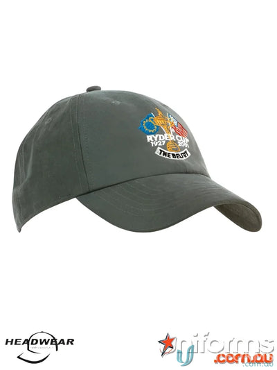 Gray water resistant Polynosic cap, perfect for outdoor wear and sun protection