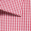 Westgarth Gingham long sleeve shirt in red white gingham fabric