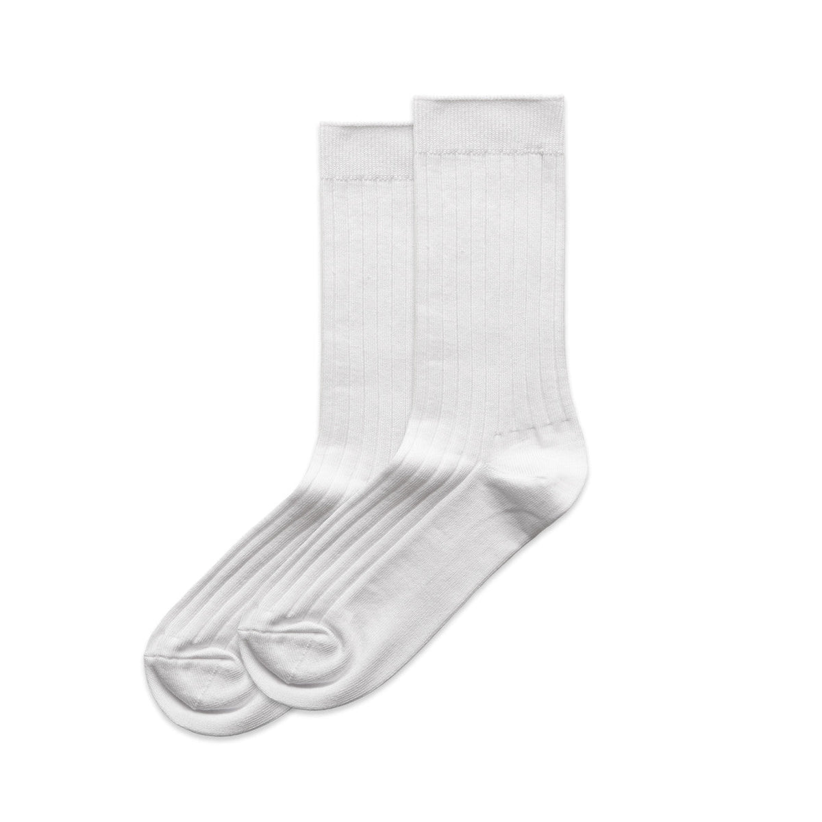 Wo's Rib Socks (2 Pairs) 1203 - White