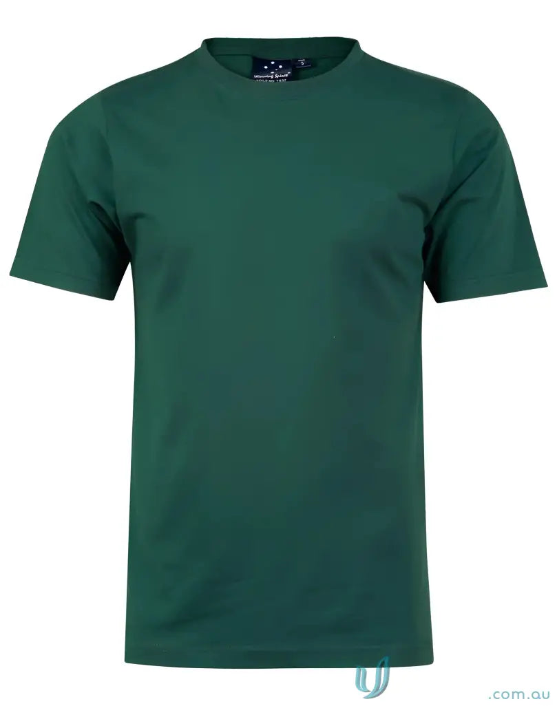 Green short-sleeved ts37k Savvy Tee from Winning Spirit Kids for active kids