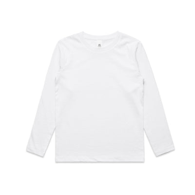 Youth Staple L/S Tee 3008 - White