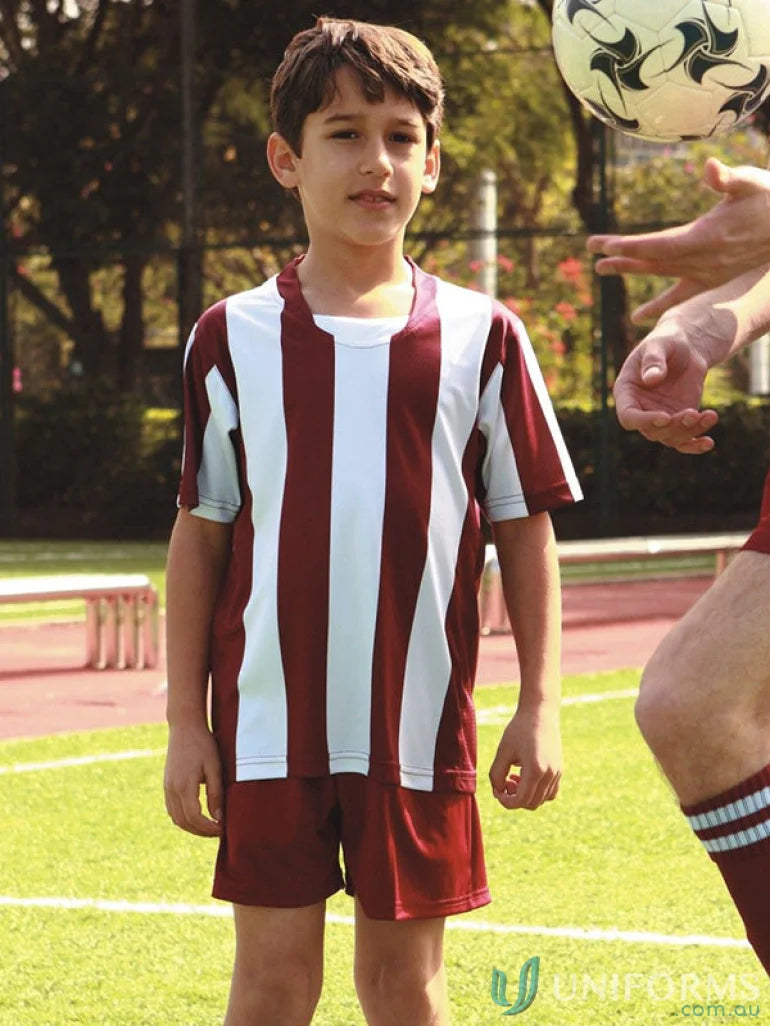 Bocini CT1101 Youth Striped Soccer Jersey