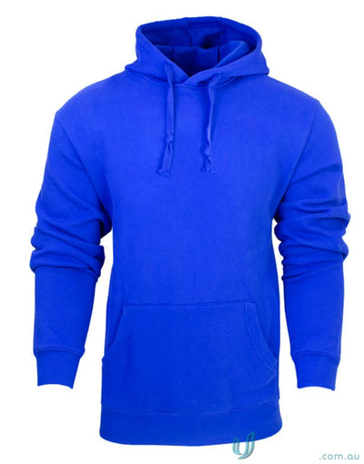 Blue hooded sweatshirt from Torquay Youth Hoodies with low-pill fabric and tie cord closure